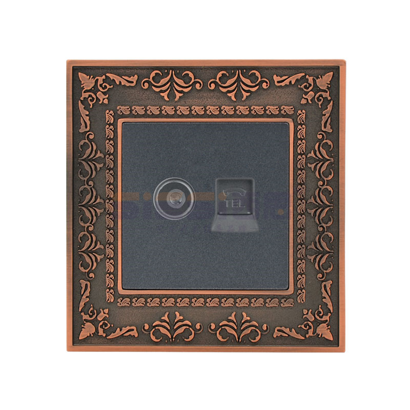 一位电视、电话插座